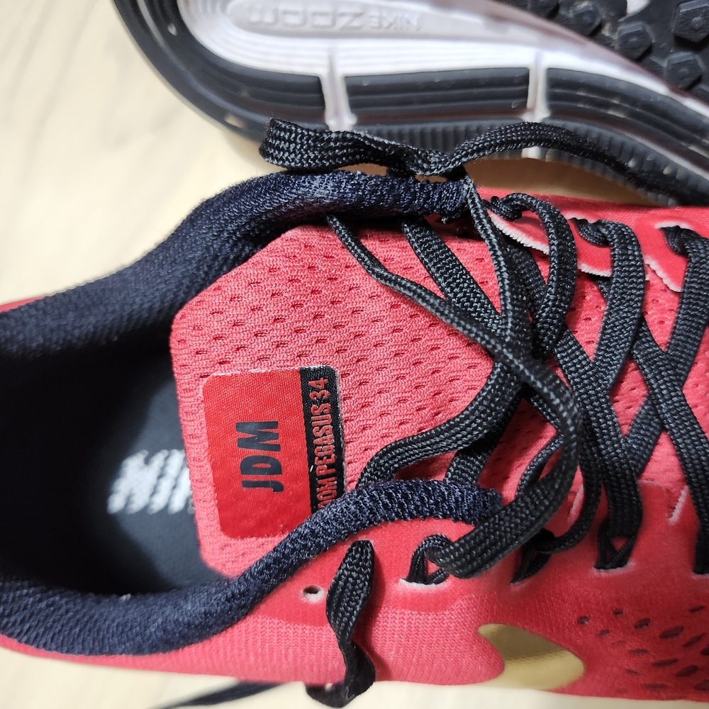 Nike Red and Black Athletic Shoes